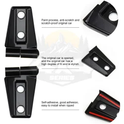 Nakładki zawiasów Jeep Wrangler JK 2007-17